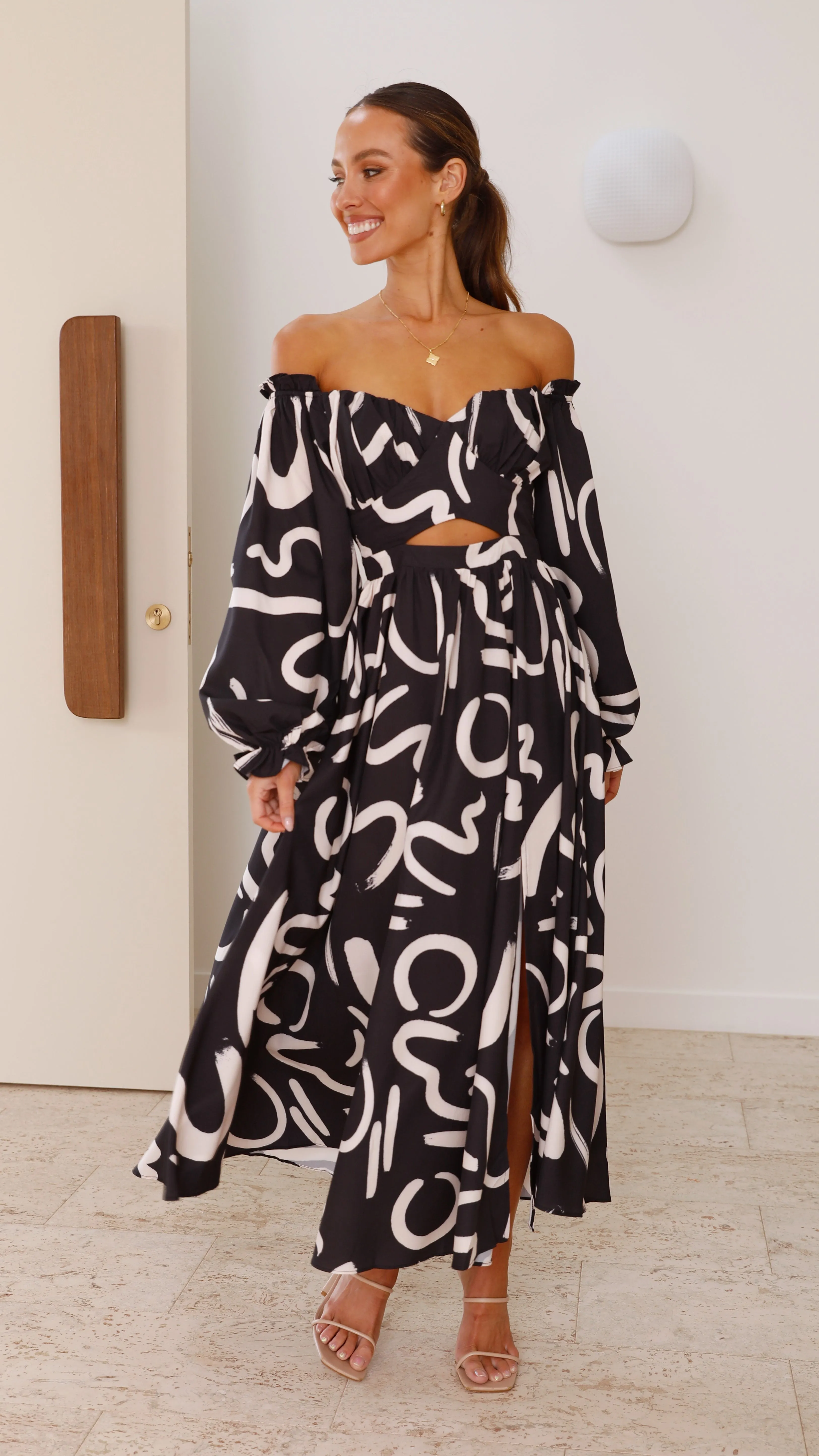 Freya Maxi Dress - Black sold by Billy J product image thumbnail 4