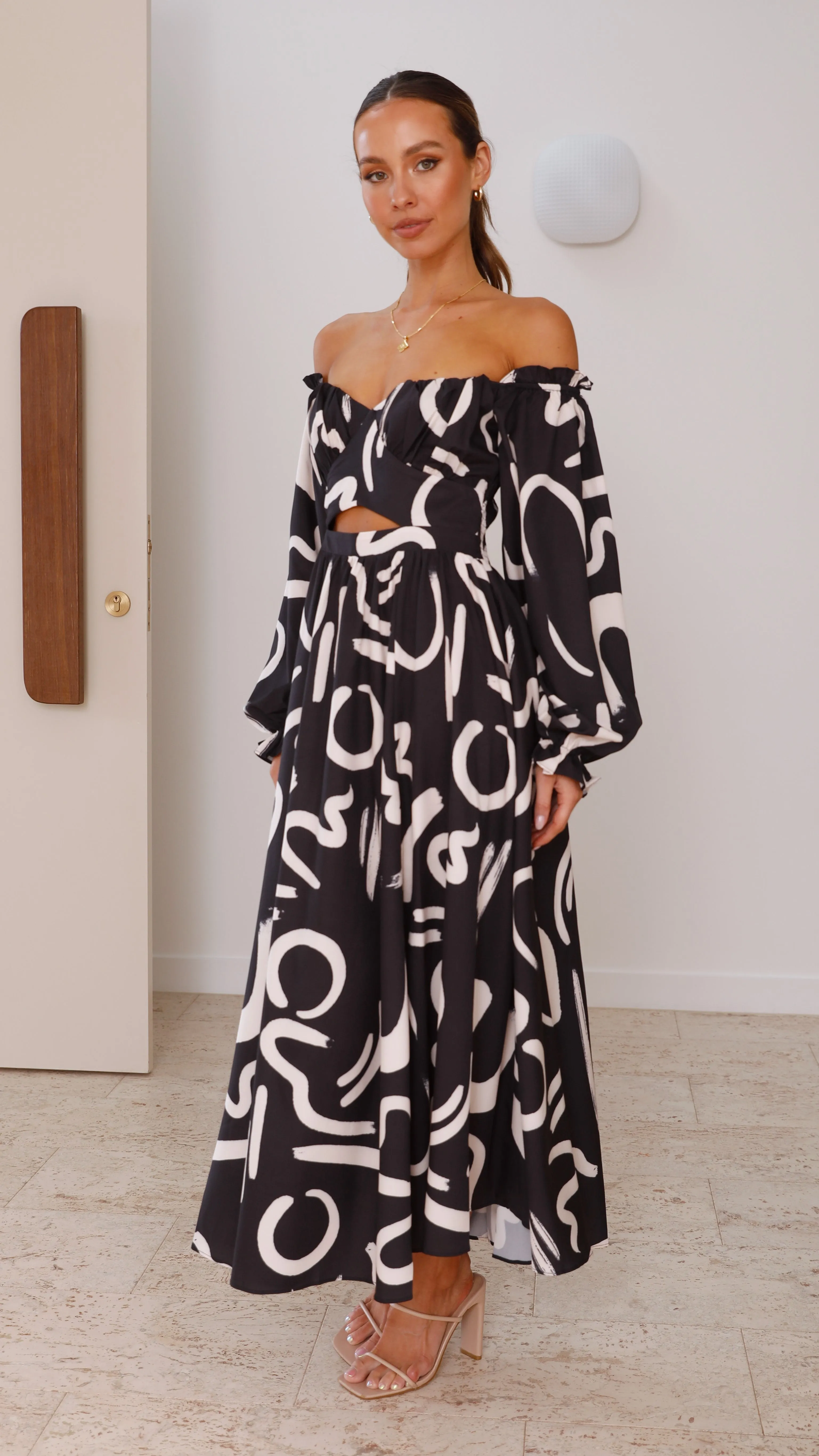 Freya Maxi Dress - Black sold by Billy J product image thumbnail 5
