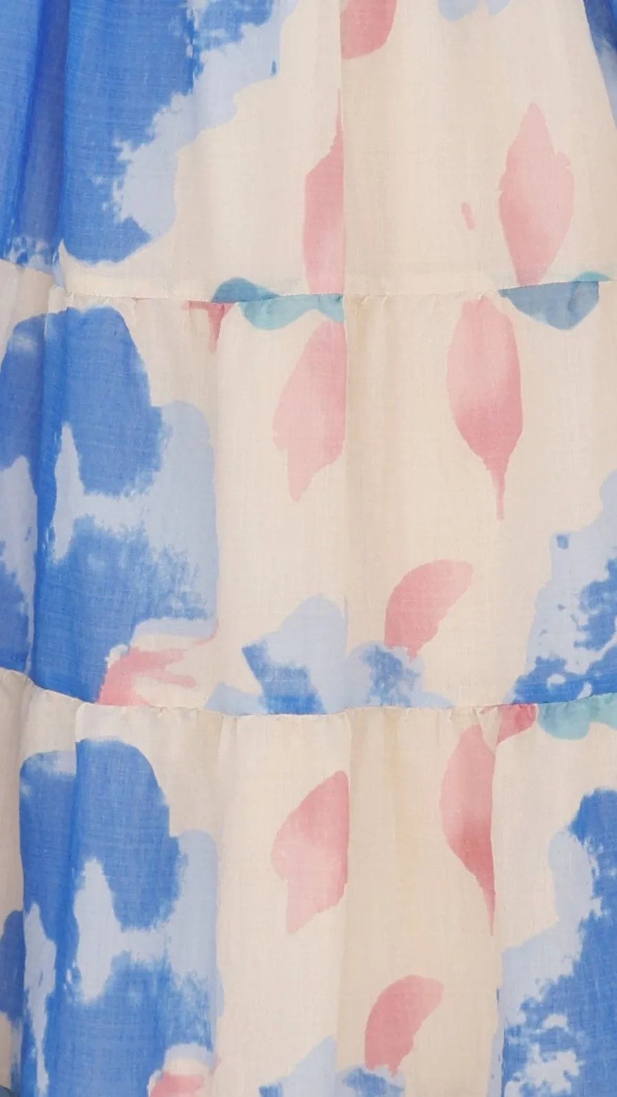 Coral Maxi Dress - Blue Floral sold by Billy J product image thumbnail 4