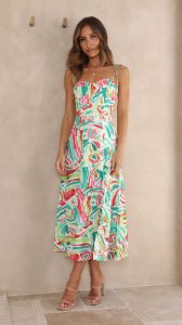Kerstie Midi Dress - Multi sold by Billy J