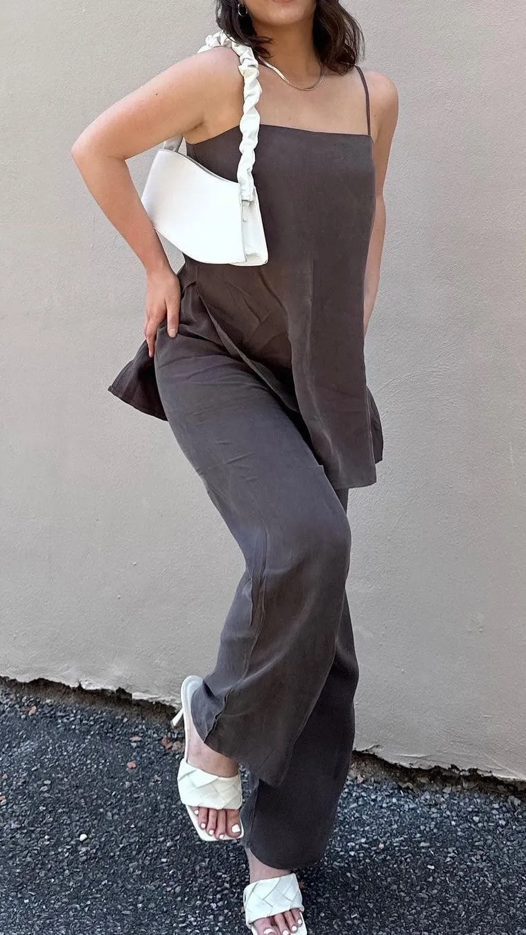 Montana Top - Warm Grey Cupro sold by Billy J product image thumbnail 2