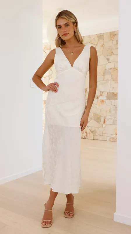 Catie Maxi Dress - Cream sold by Billy J