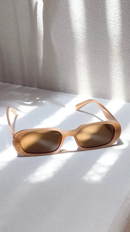 Carly Sunglasses - Brown sold by Billy J