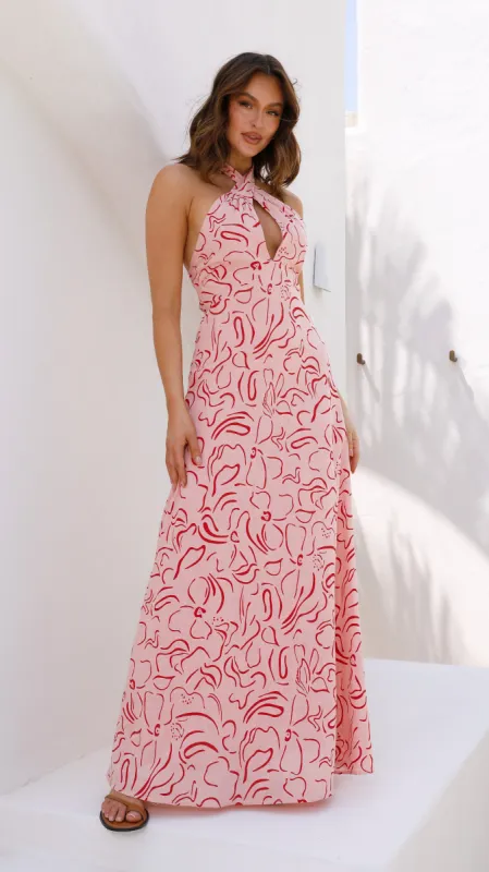 Parker Maxi Dress - Pink sold by Billy J
