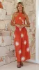 Jasmine Crop - Rust Sun Print sold by Billy J