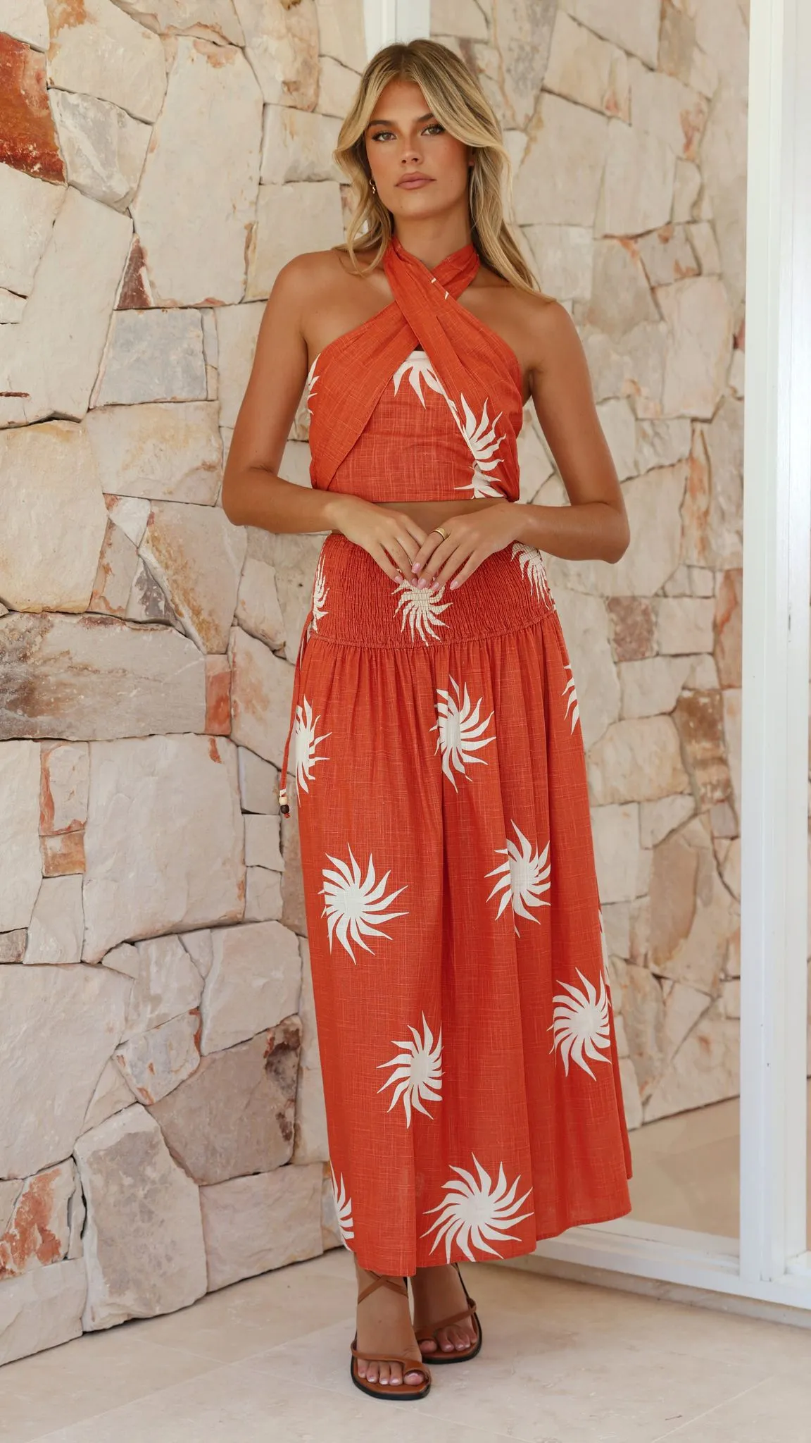 Jasmine Crop - Rust Sun Print sold by Billy J product image thumbnail 5