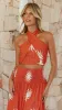 Jasmine Crop - Rust Sun Print sold by Billy J