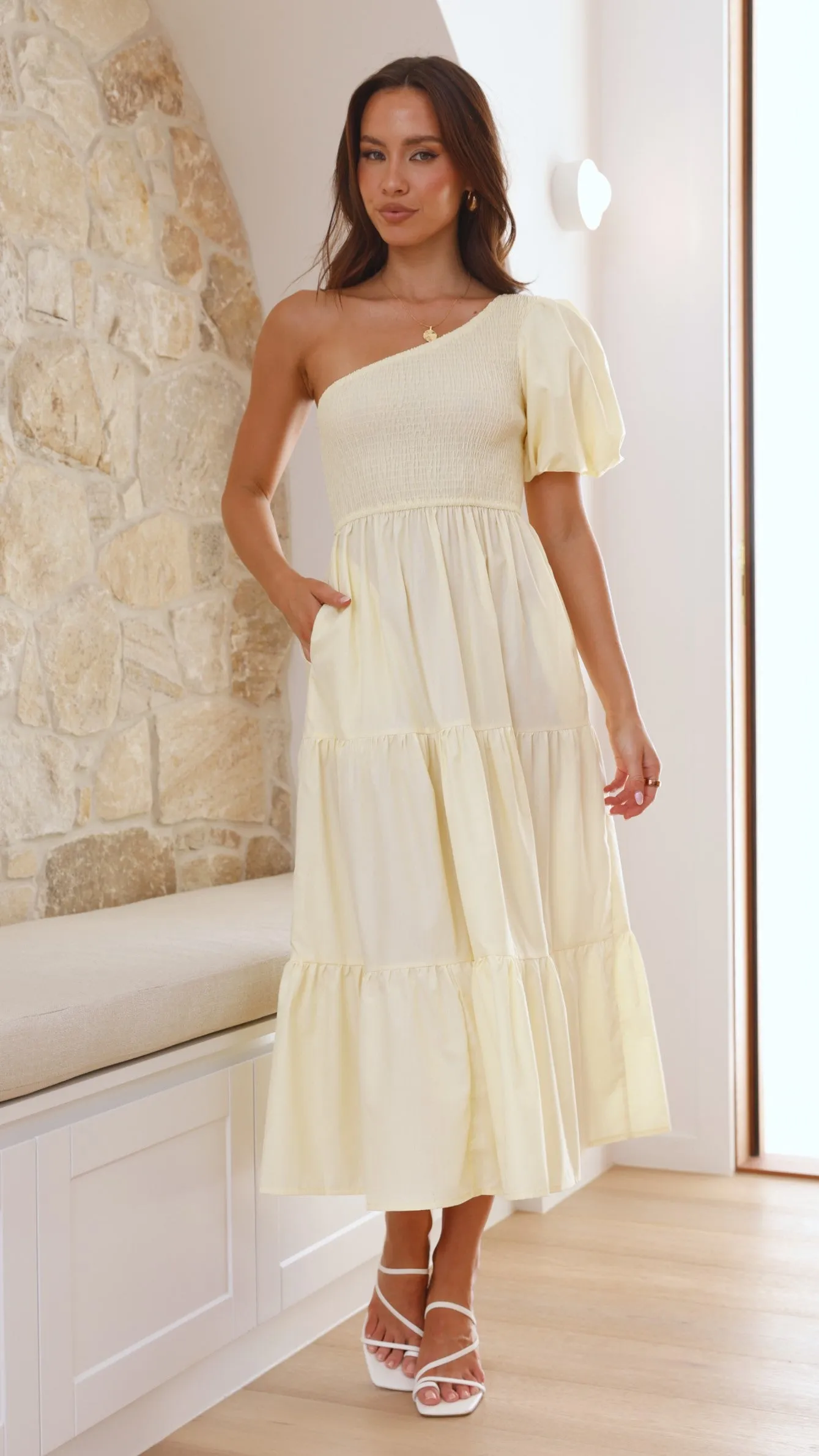 Frankie Maxi Dress - Yellow sold by Billy J product image thumbnail 4