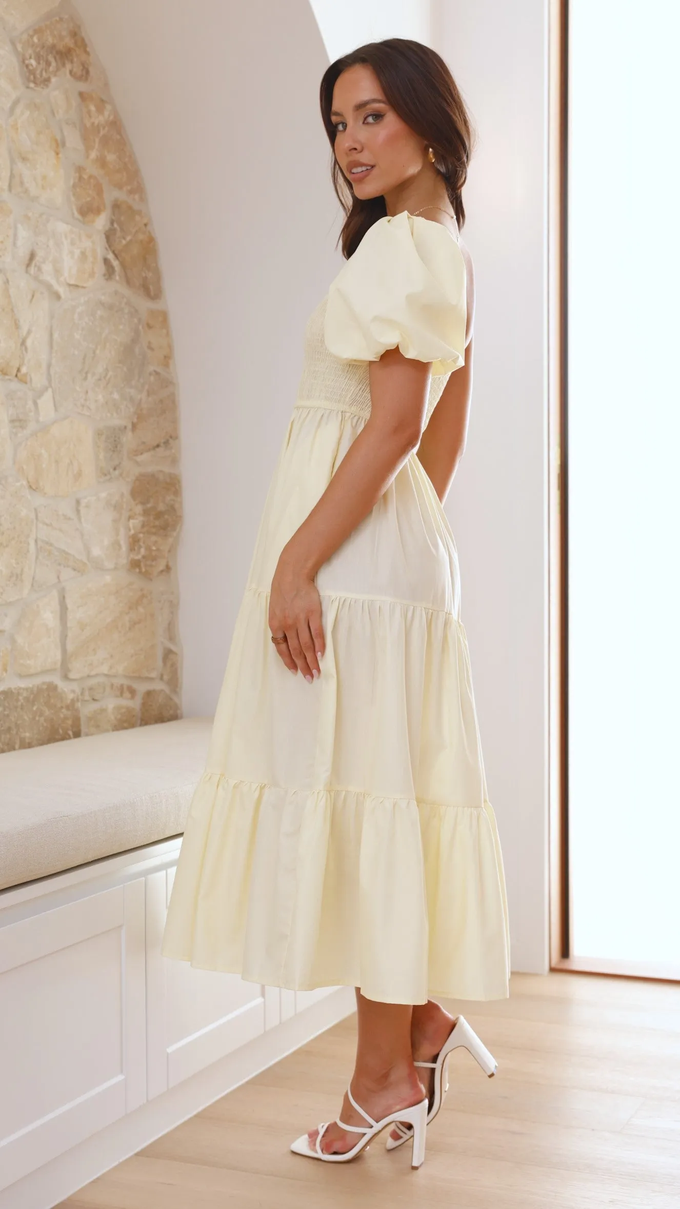 Frankie Maxi Dress - Yellow sold by Billy J product image thumbnail 3