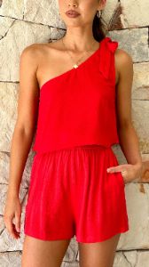 Jadelle Top - Red sold by Billy J
