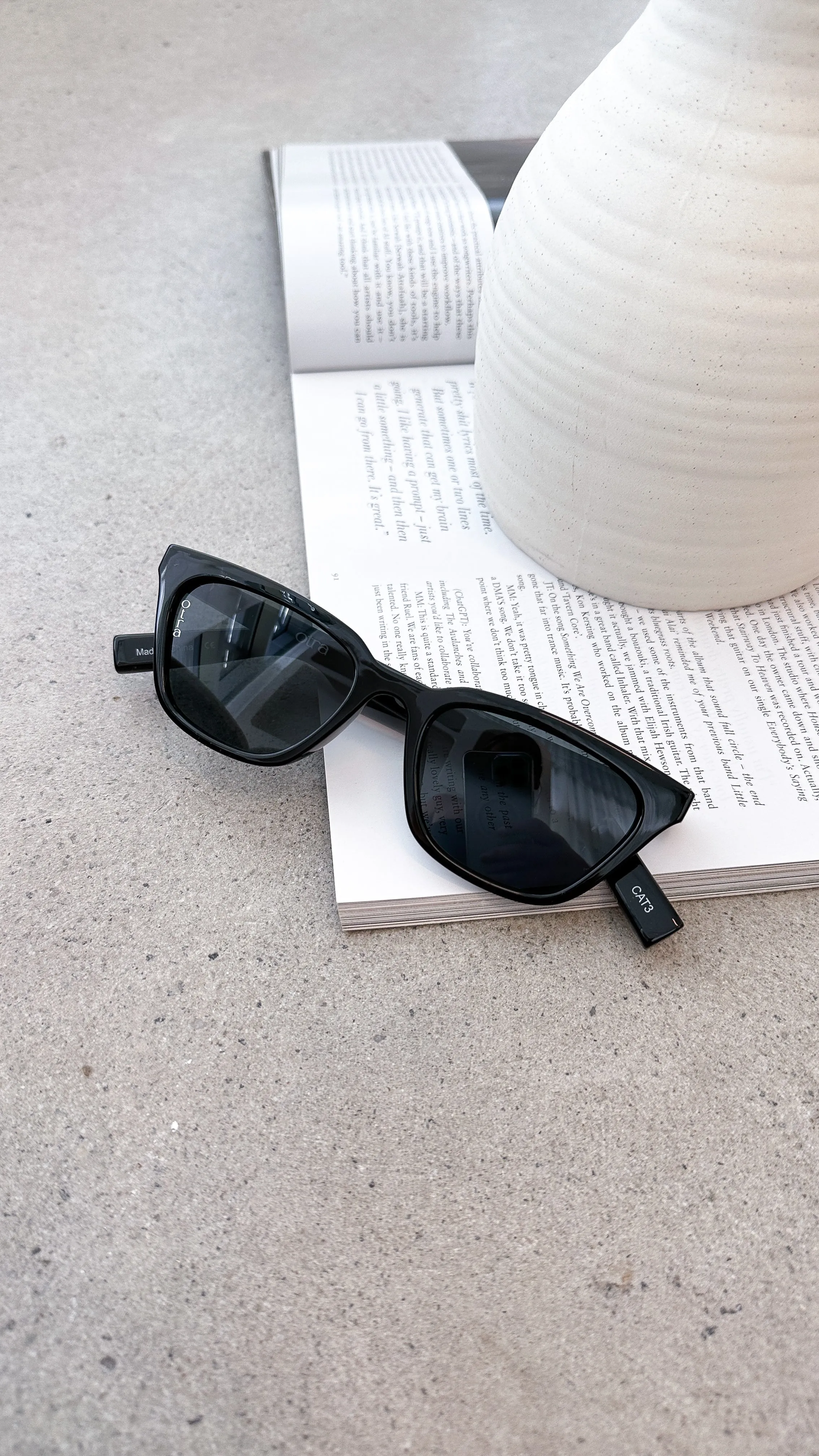 Seva Sunglasses - Black/Smoke sold by Billy J