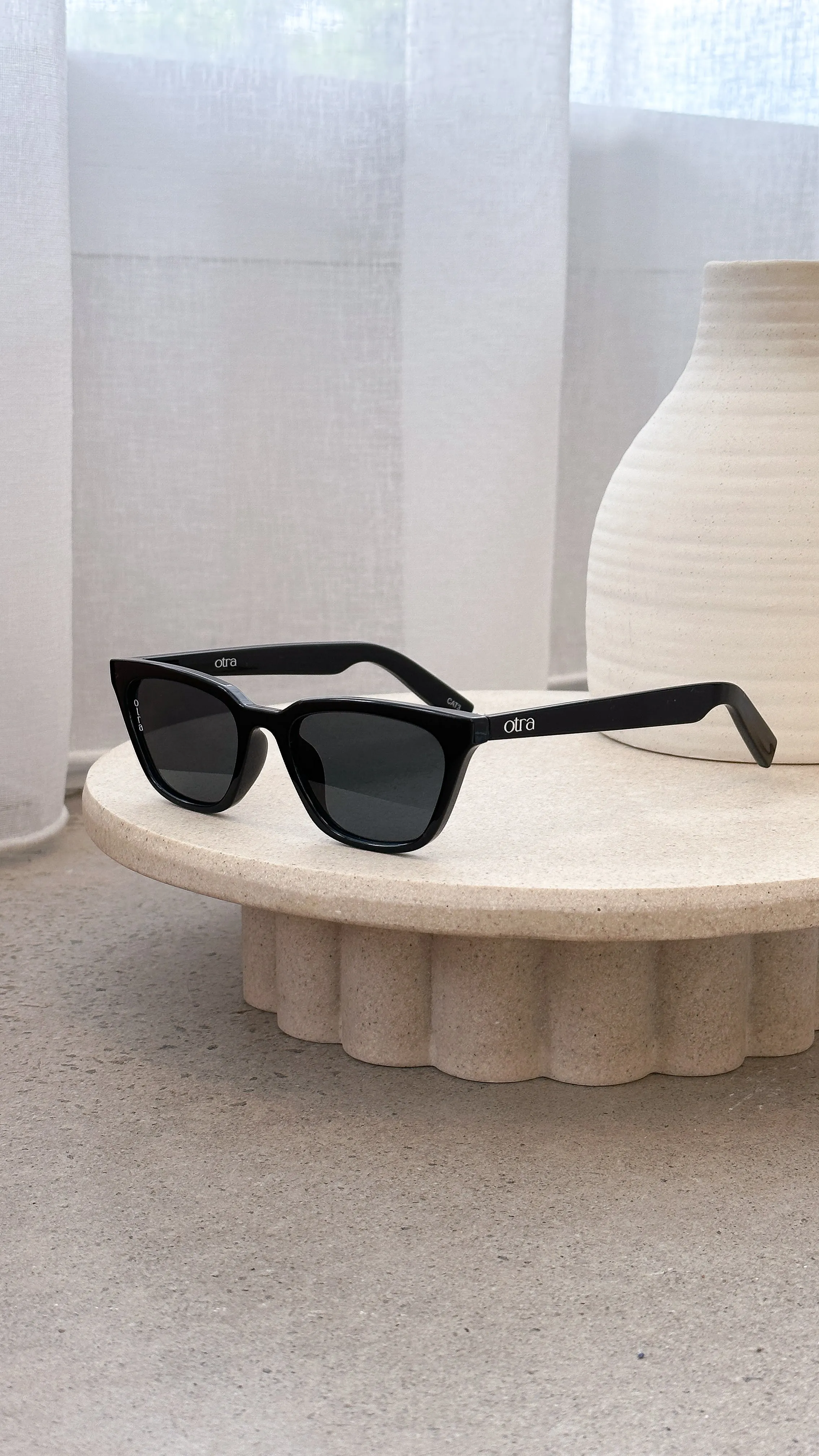 Seva Sunglasses - Black/Smoke sold by Billy J product image thumbnail 3