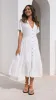 Kimberly Midi Dress - White sold by Billy J