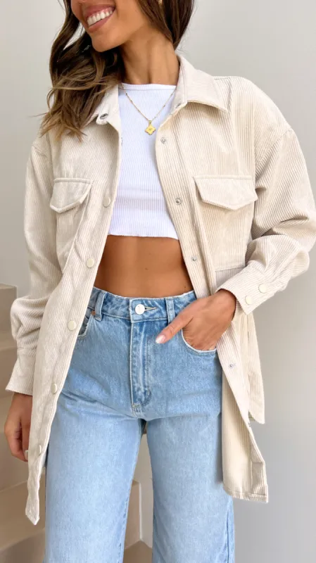 Jaren Jacket - Beige sold by Billy J