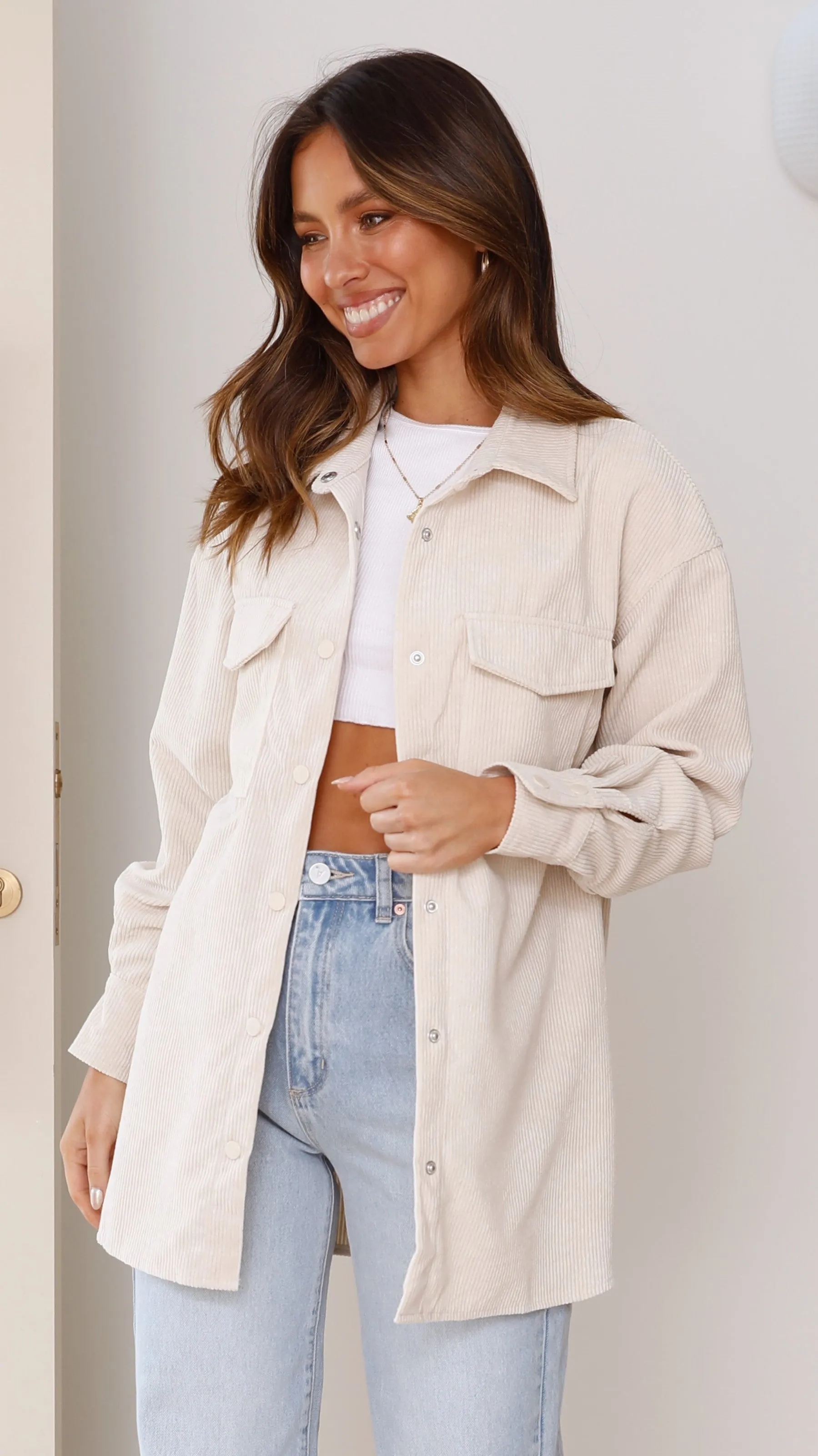 Jaren Jacket - Beige sold by Billy J product image thumbnail 4