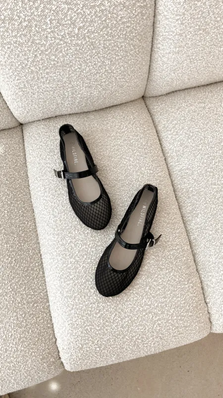 Andesine Ballet Flat - Black sold by Billy J