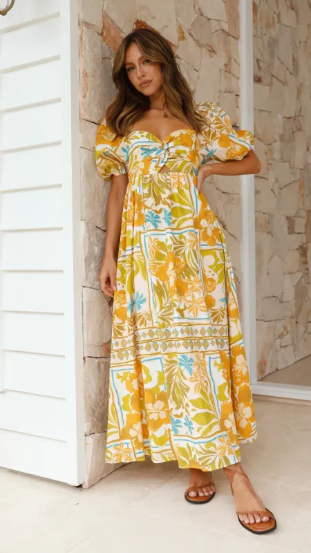 Tala Maxi Dress - Paradise Print sold by Billy J