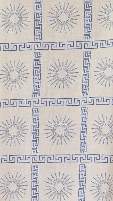 Piper Shirt Dress - Beige/Blue Print sold by Billy J product image thumbnail 4