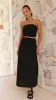 La Brisa Linen Skirt - Black sold by Billy J