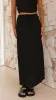 La Brisa Linen Skirt - Black sold by Billy J