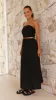 La Brisa Linen Skirt - Black sold by Billy J