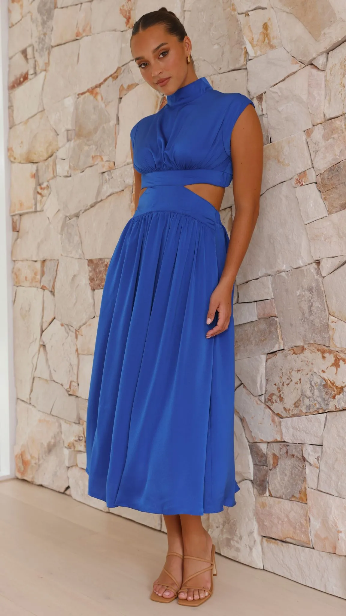 Cindie Midi Dress - Cobolt Blue sold by Billy J product image thumbnail 5