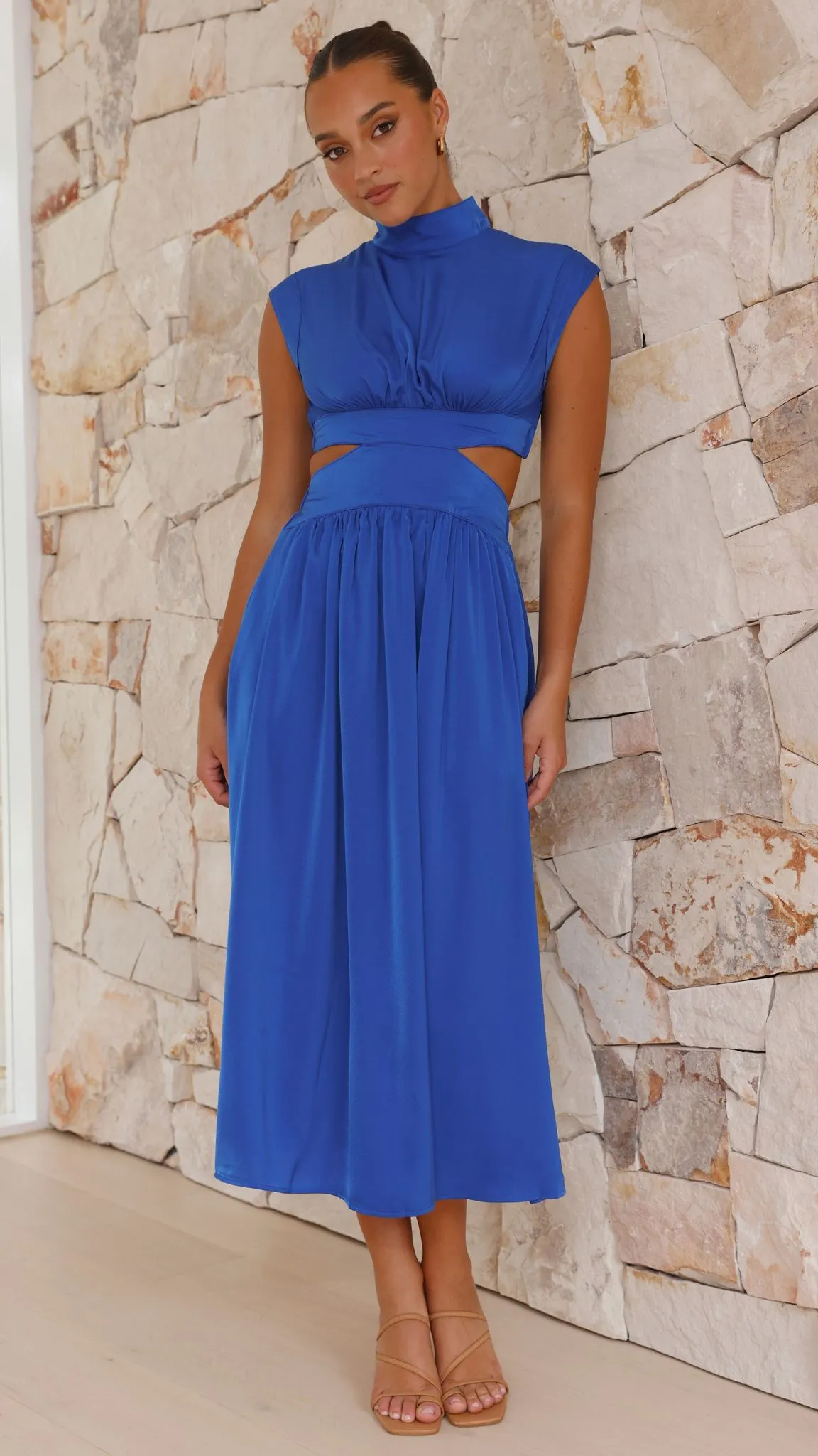 Cindie Midi Dress - Cobolt Blue sold by Billy J