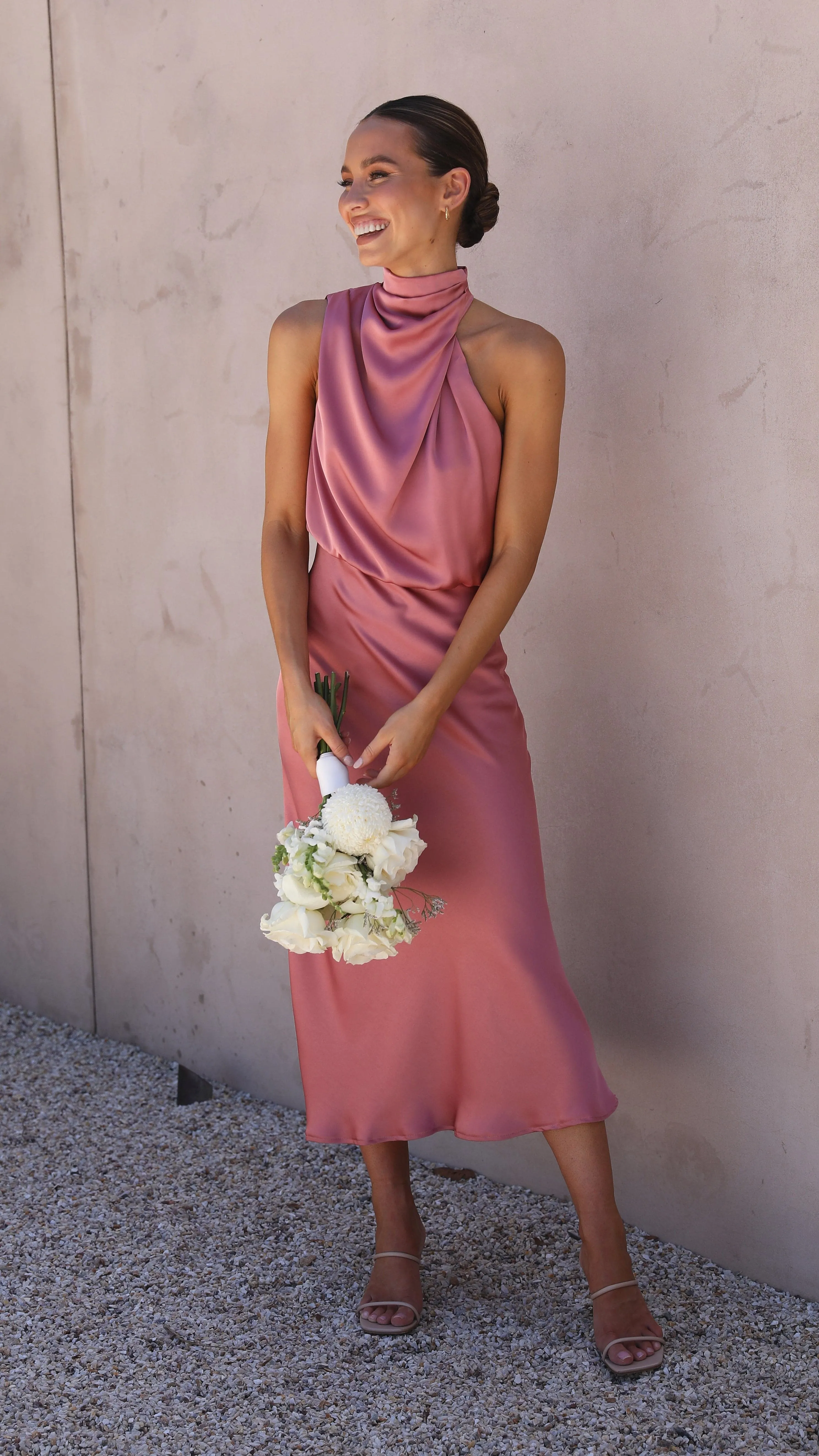 Esther Maxi Dress - Baked Rose sold by Billy J product image thumbnail 4