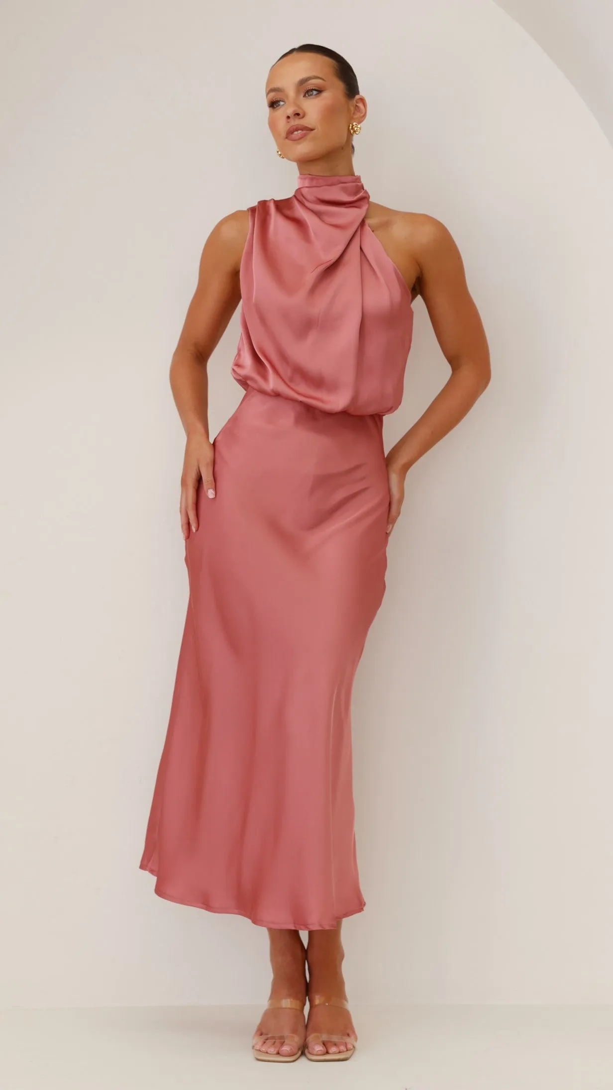Esther Maxi Dress - Baked Rose sold by Billy J product image thumbnail 5
