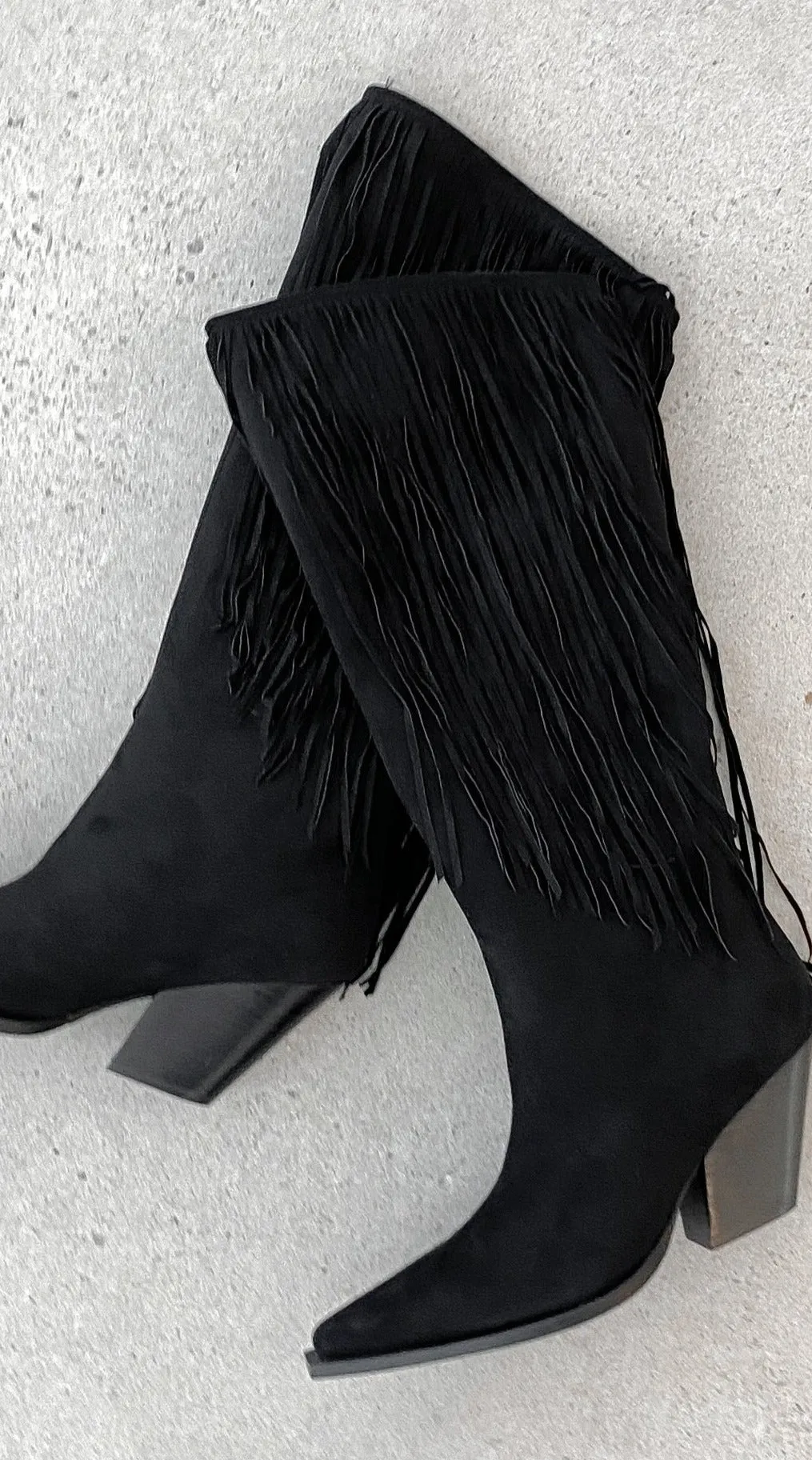 Evette Boots - Black Suede sold by Billy J product image thumbnail 3