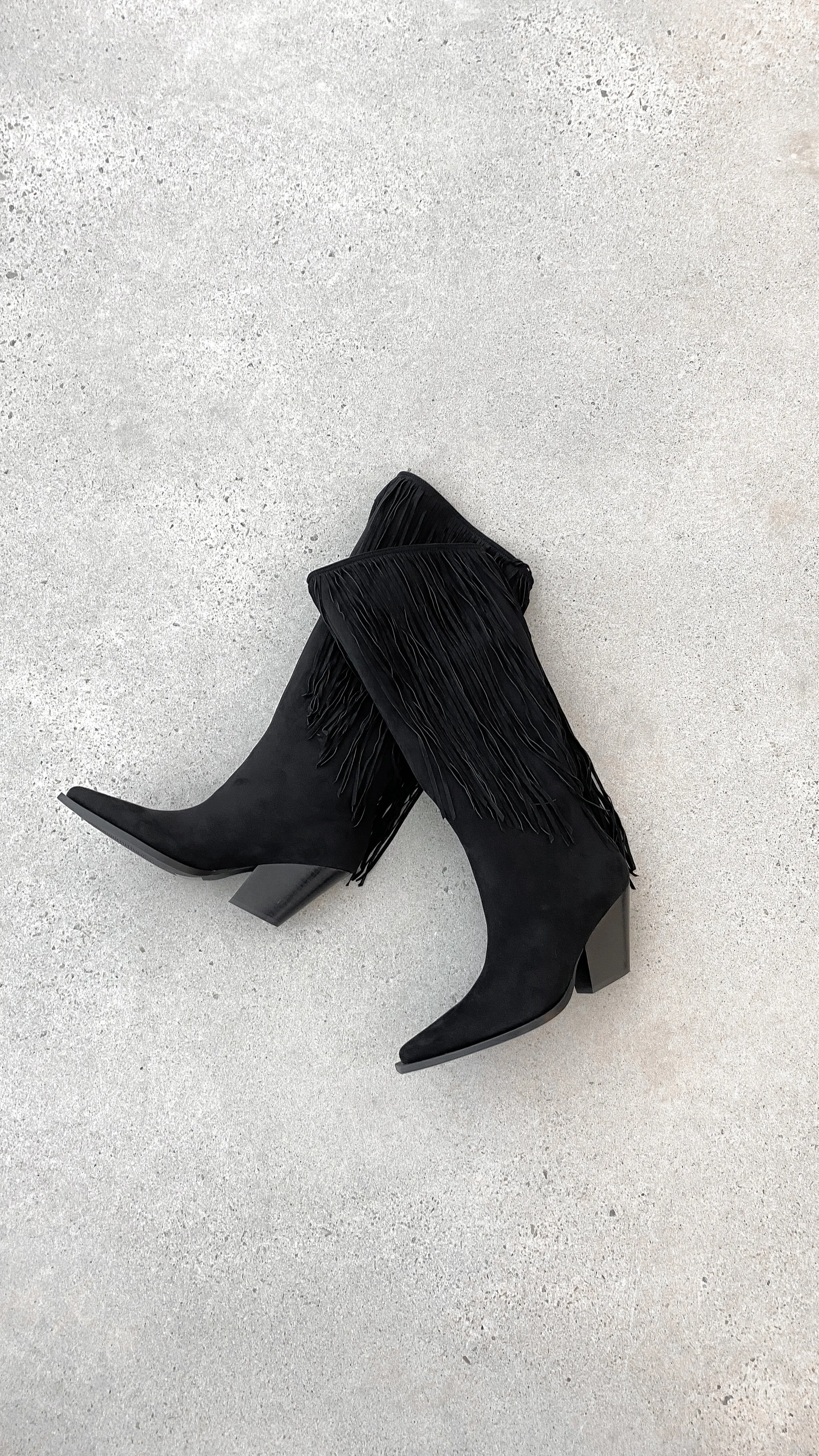 Evette Boots - Black Suede sold by Billy J product image thumbnail 2