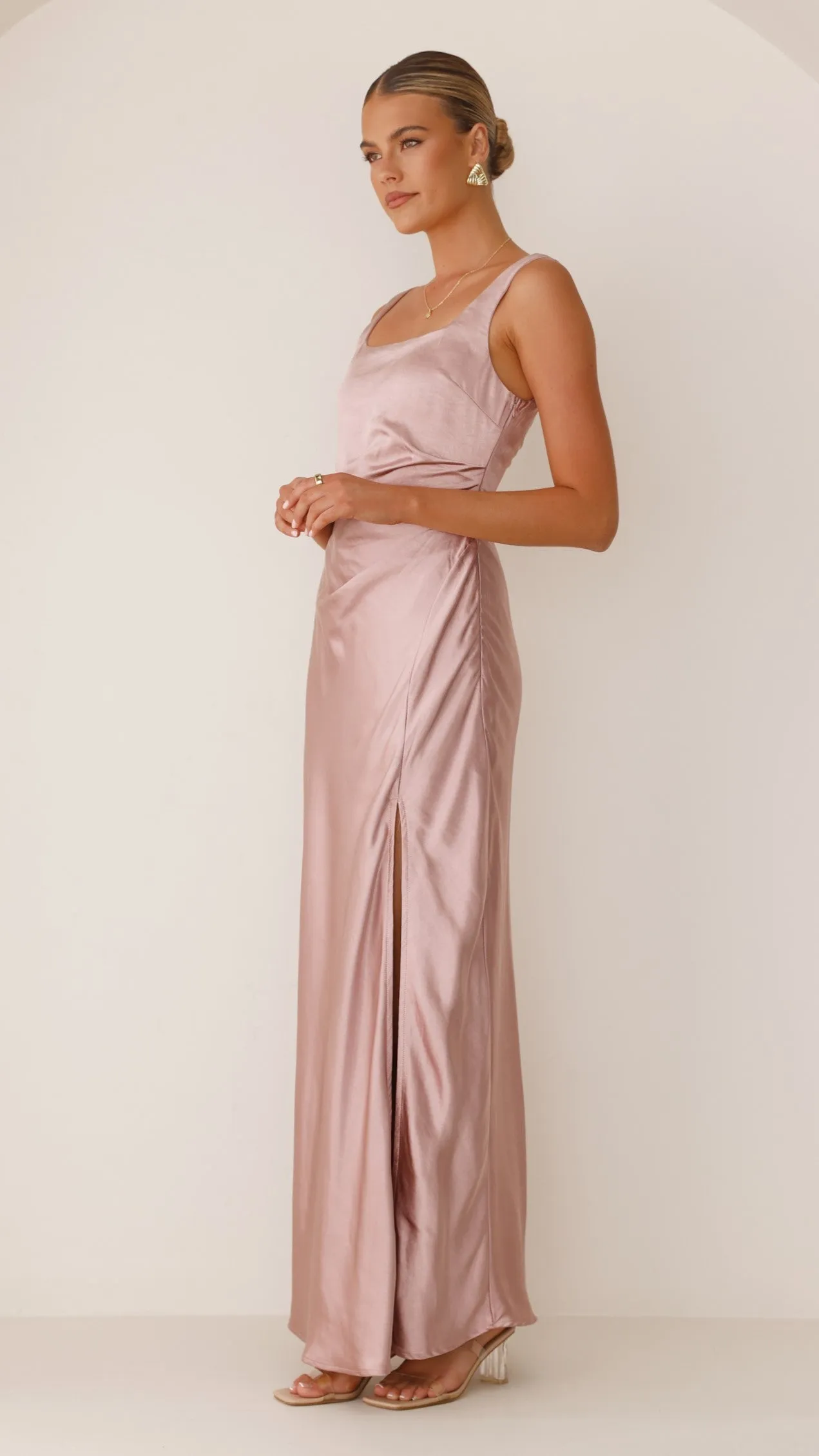 Alaria Maxi Dress - Dusty Pink sold by Billy J product image thumbnail 4