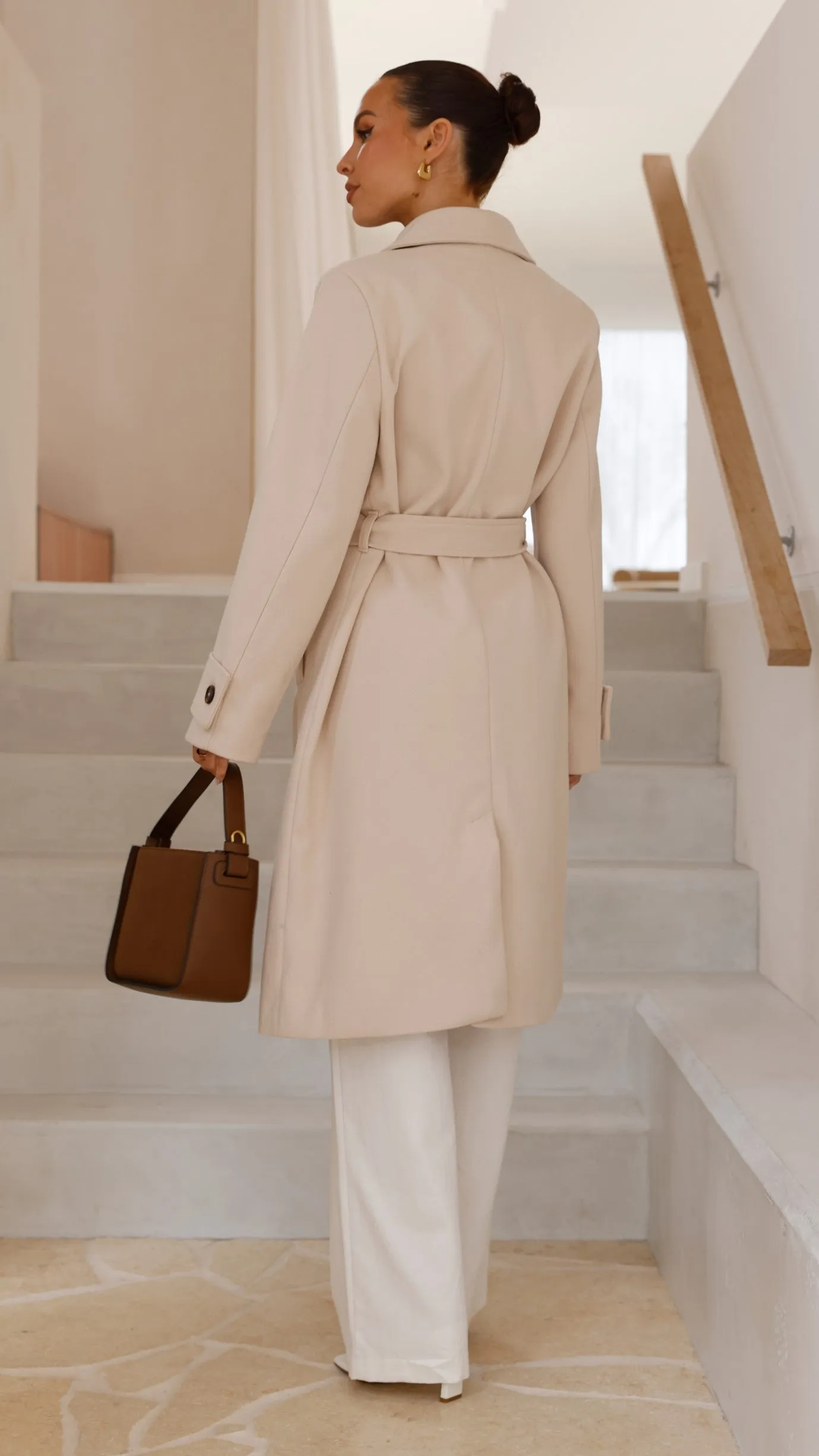 Lue Trench Coat - Winter White sold by Billy J product image thumbnail 2