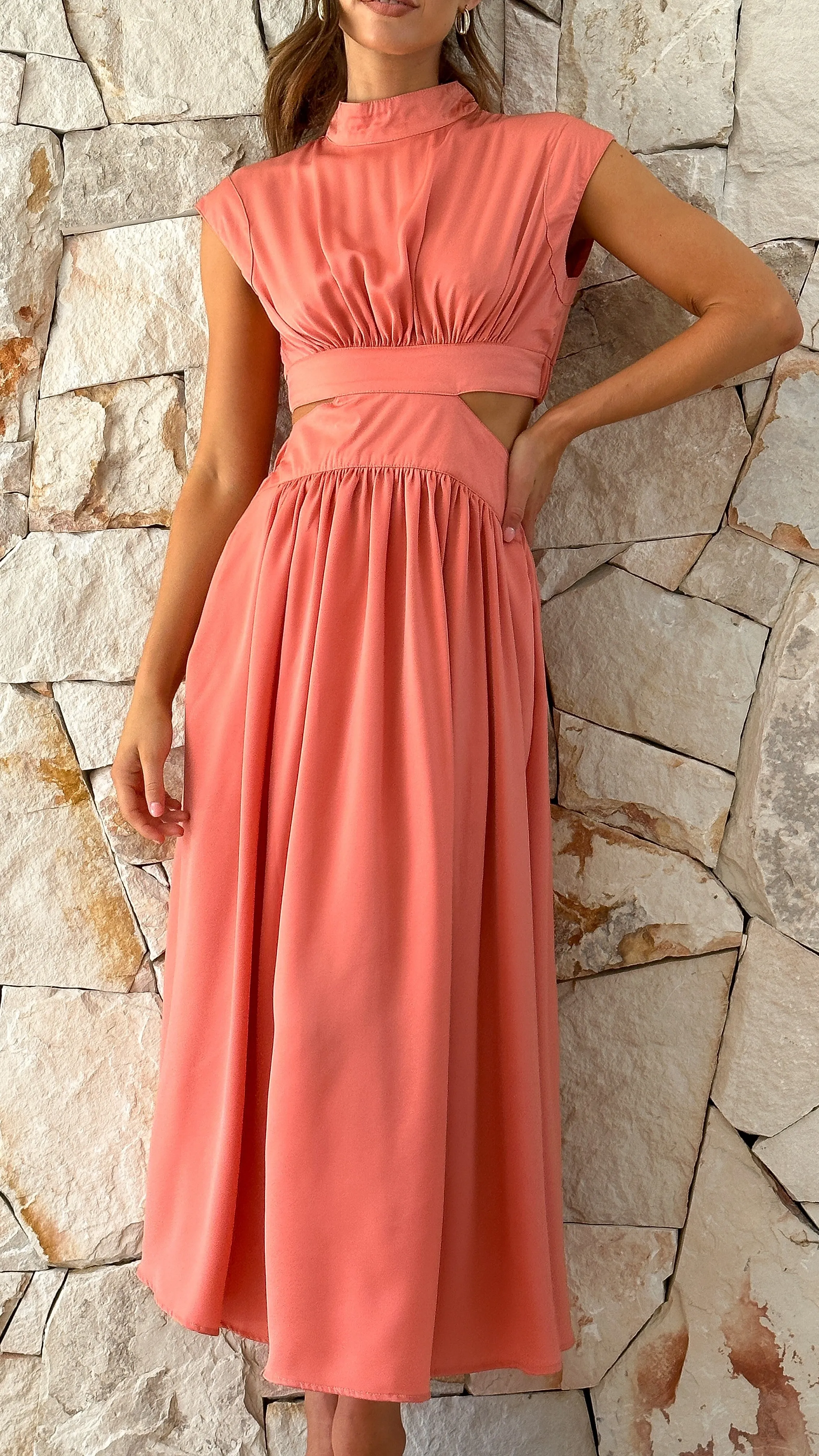 Cindie Midi Dress - Desert sold by Billy J product image thumbnail 4