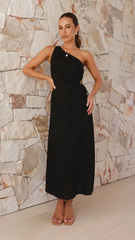 Galiena Midi Dress - Black sold by Billy J