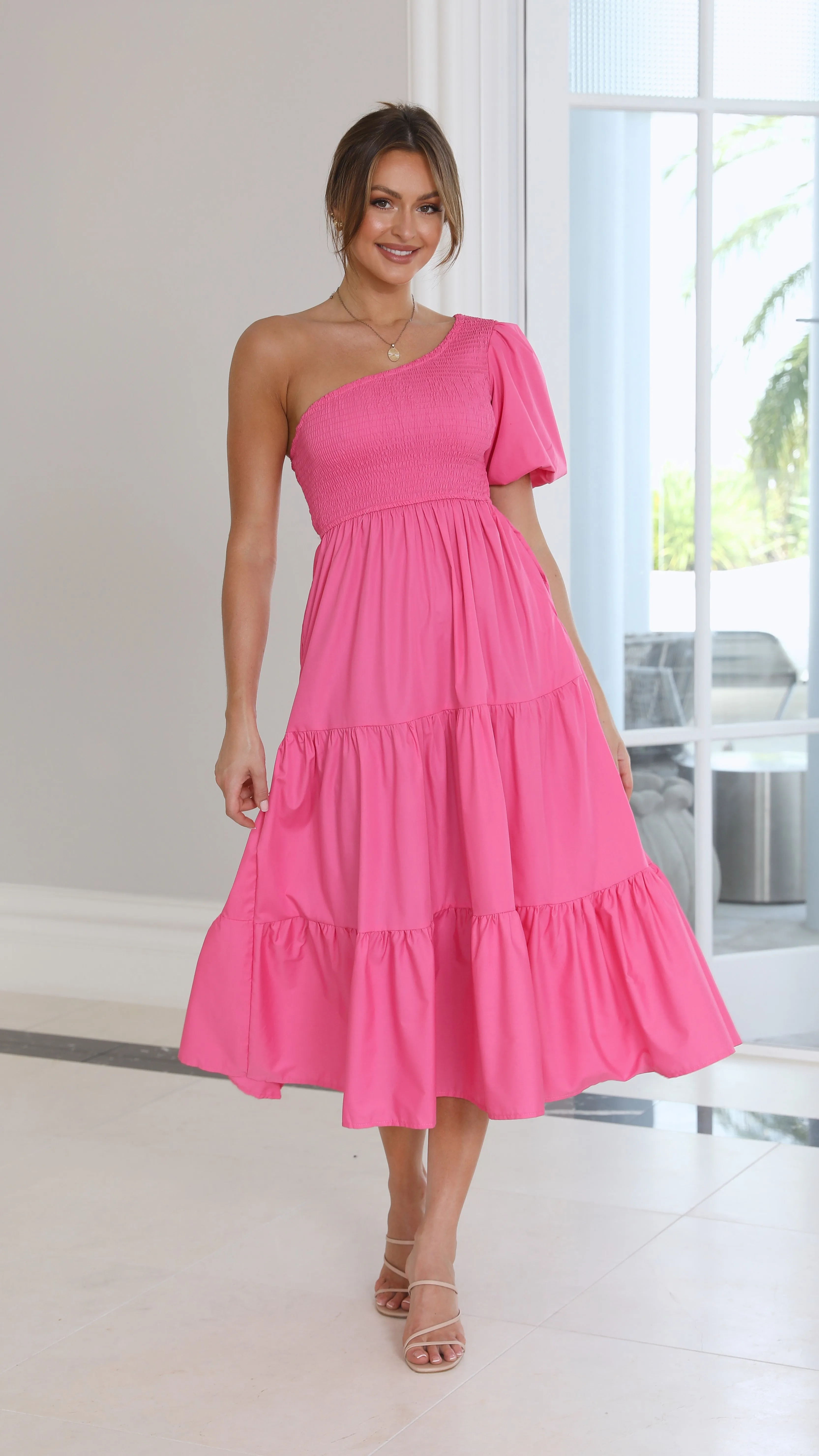 Frankie Maxi Dress - Hot Pink sold by Billy J product image thumbnail 2