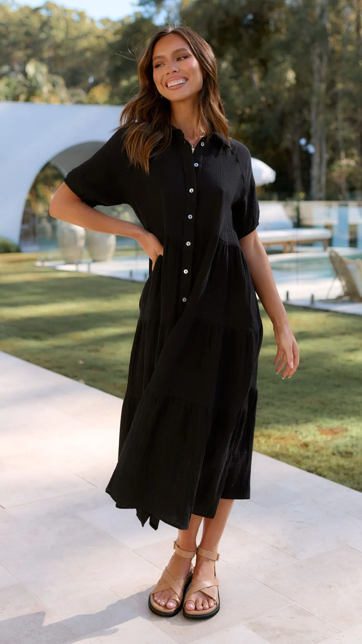 Morgana Dress - Black sold by Billy J product image thumbnail 3