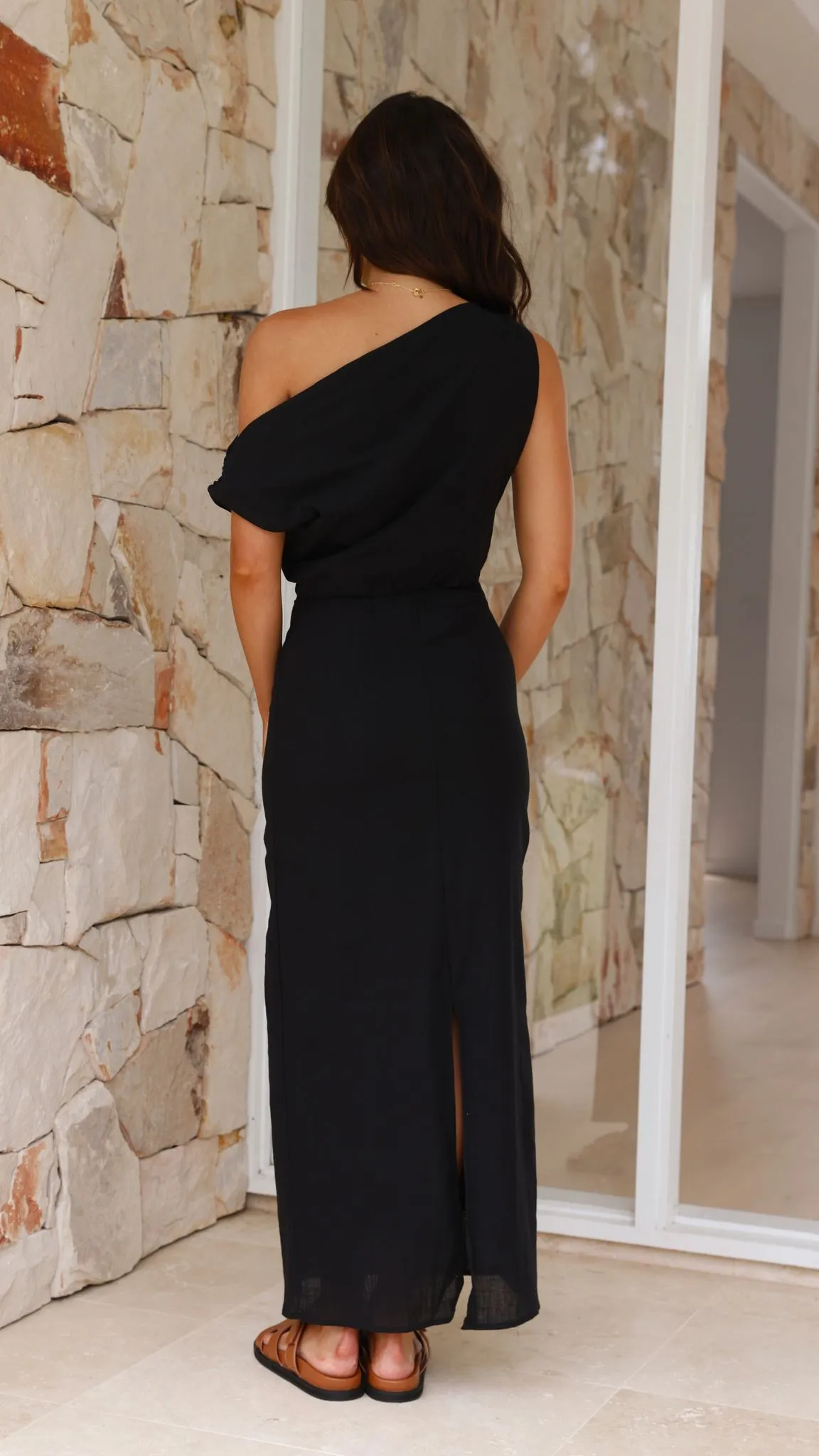 Luci Maxi Dress - Black sold by Billy J product image thumbnail 5
