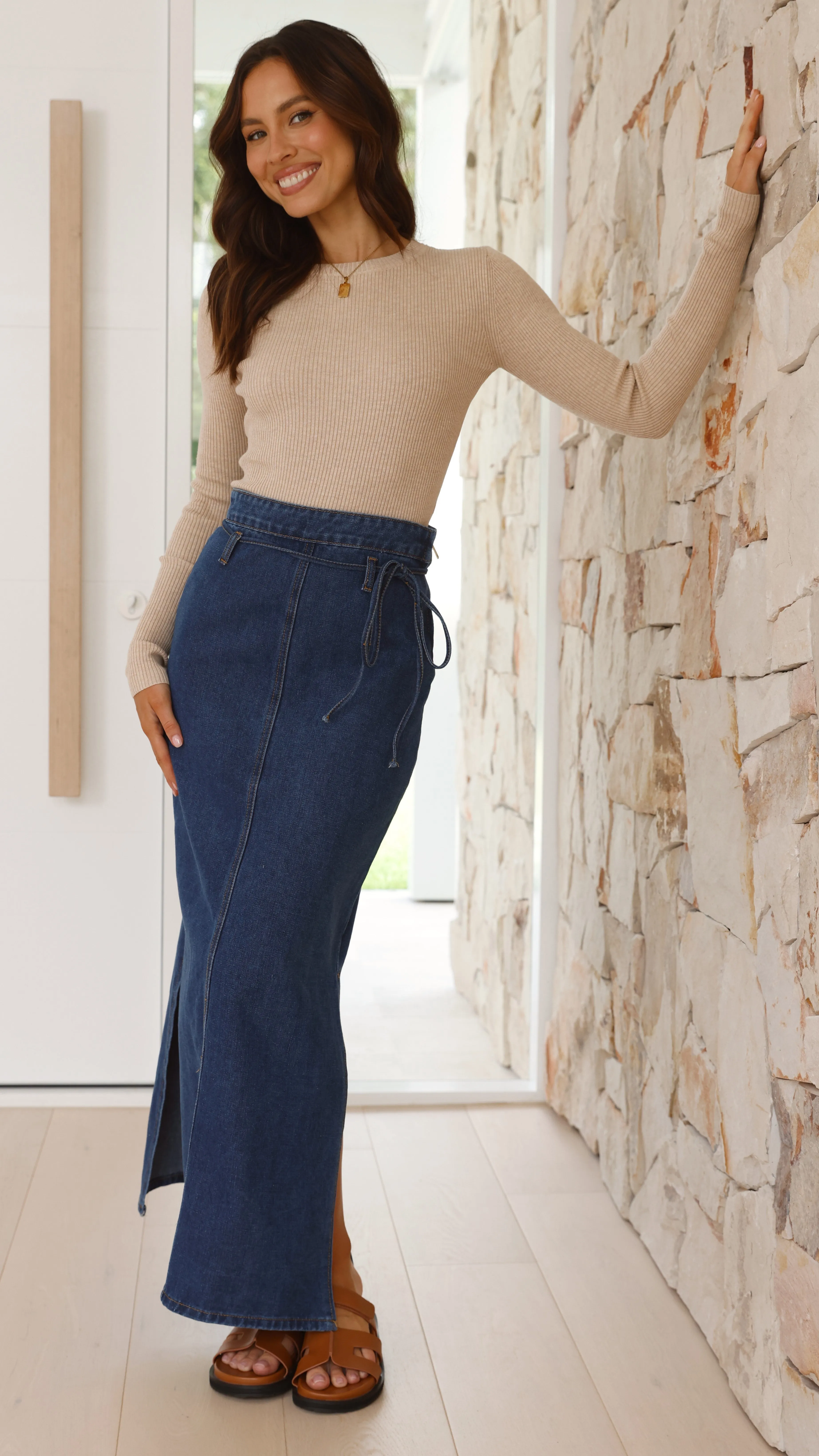 Classic LS Knit - Oat sold by Billy J product image thumbnail 4