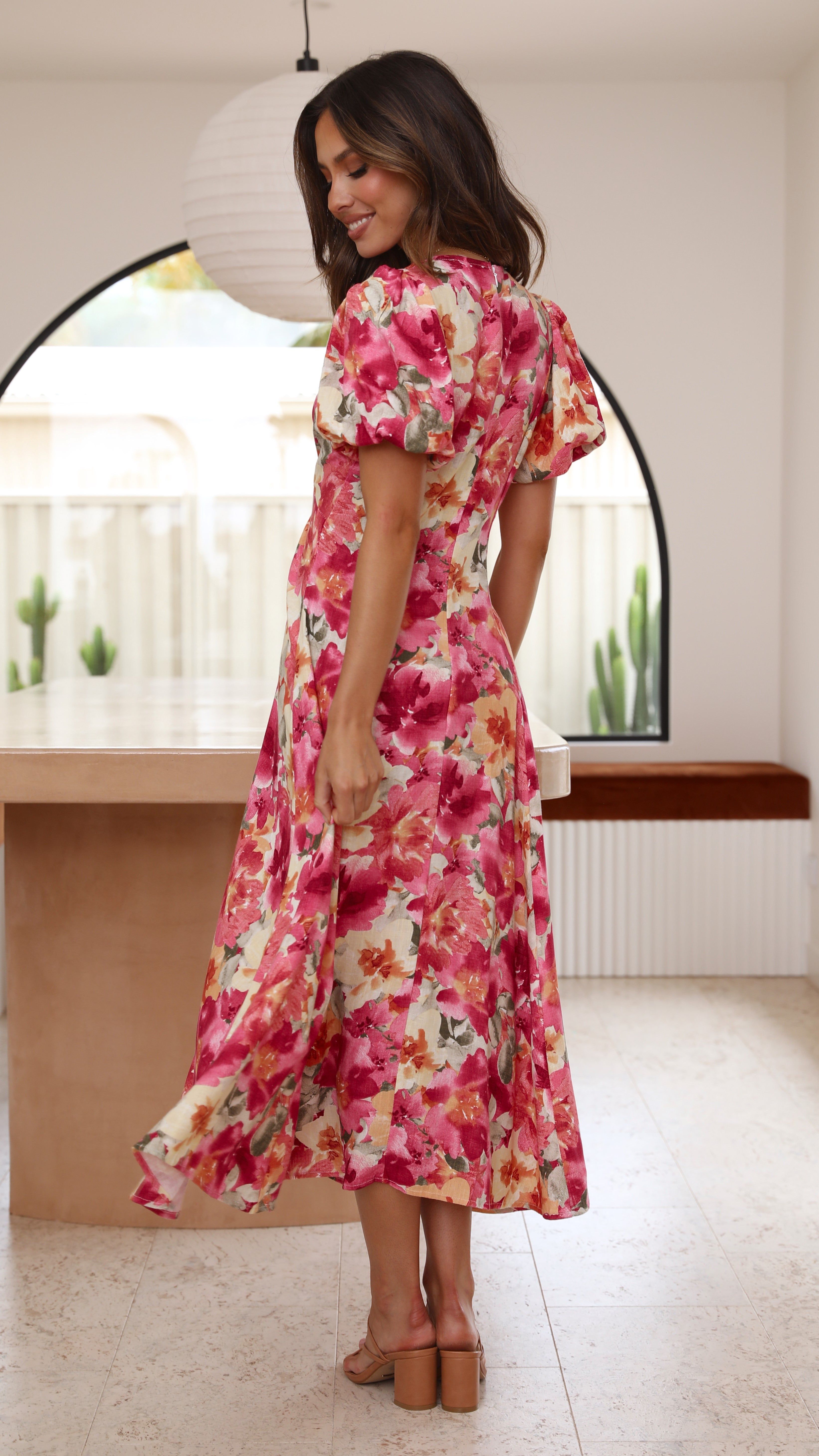 Blaire Midi Dress - Alannah Print sold by Billy J product image thumbnail 3