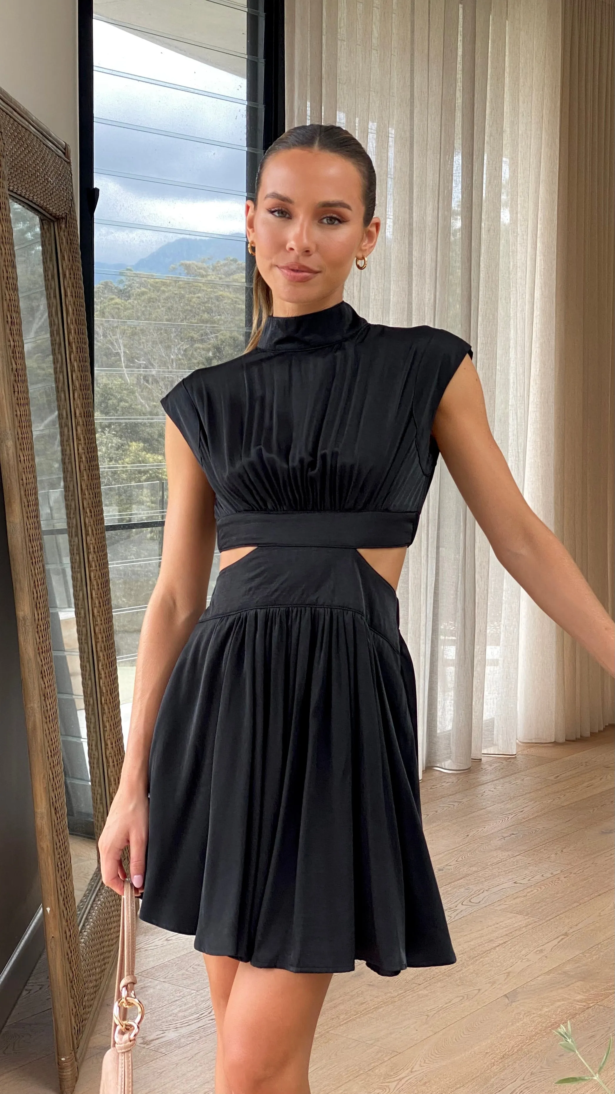 Beatrice Mini Dress - Black sold by Billy J