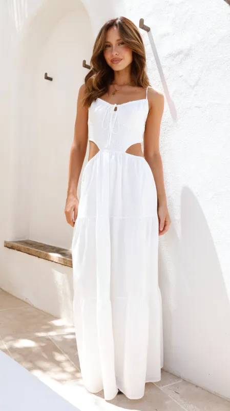 Xeraphina Maxi Dress - White sold by Billy J