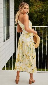 Jayma Maxi Dress - Yellow Floral sold by Billy J