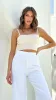 Simone Pants - White sold by Billy J