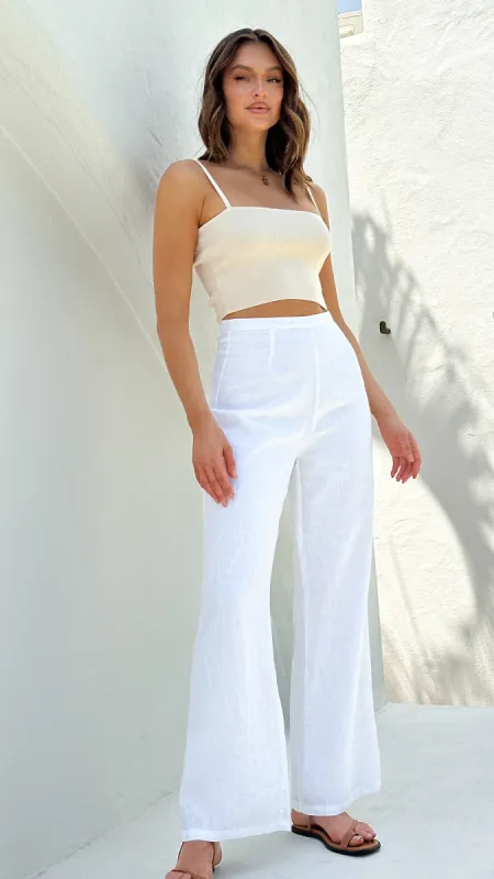 Simone Pants - White sold by Billy J