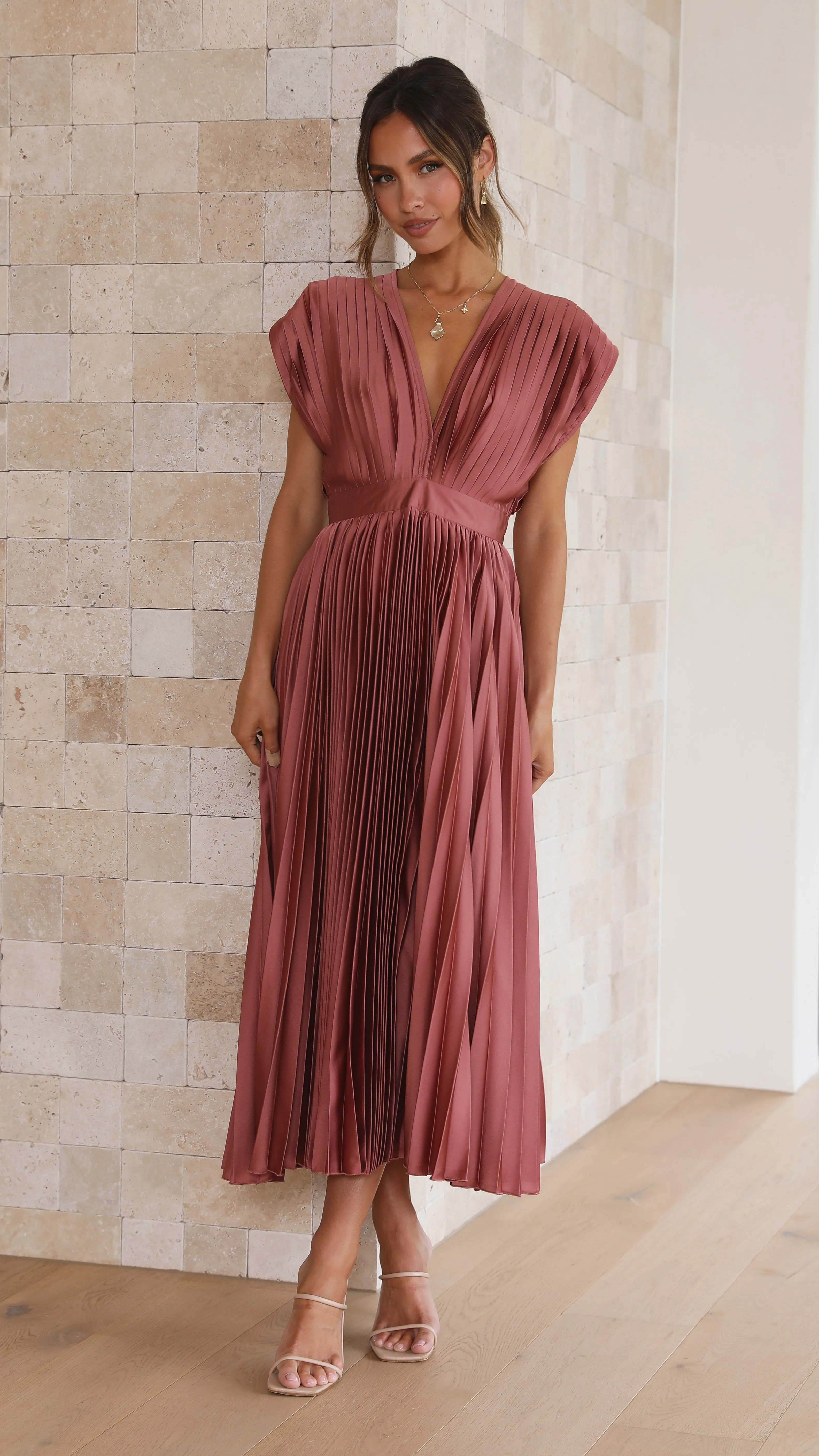 Gina Maxi Dress - Chocolate sold by Billy J product image thumbnail 4