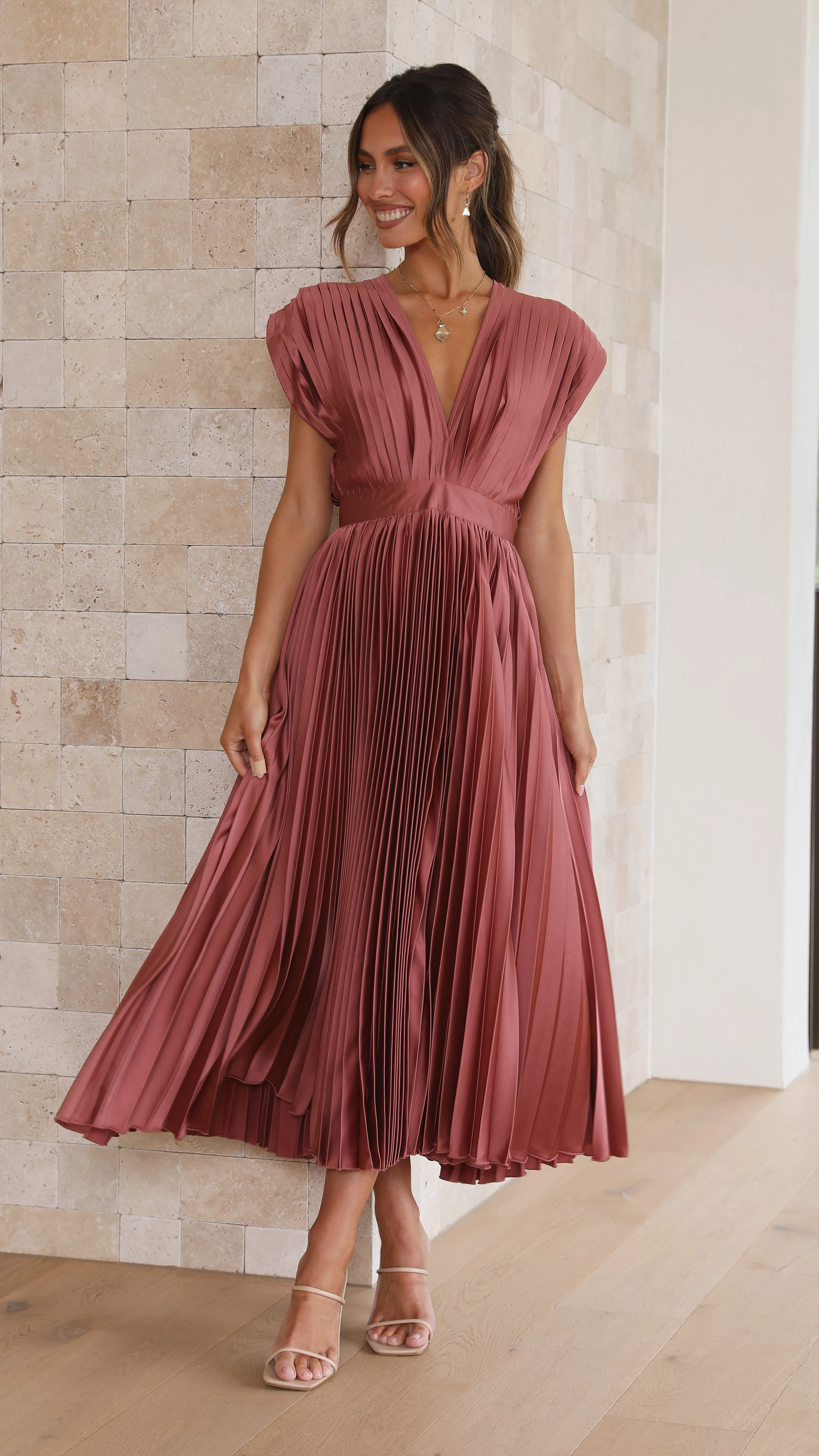 Gina Maxi Dress - Chocolate sold by Billy J