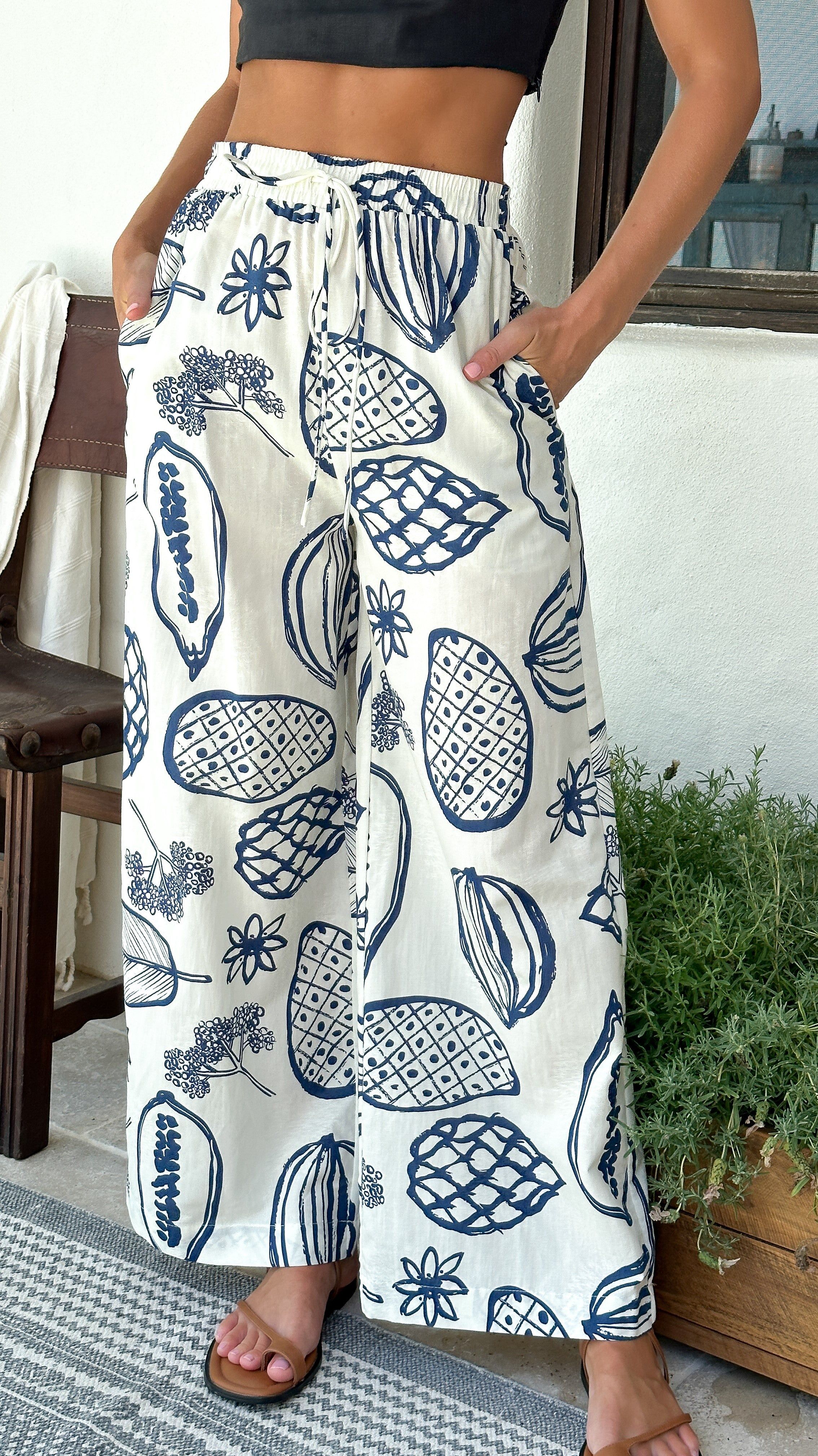 Holiday Pants - Blue Print sold by Billy J product image thumbnail 3