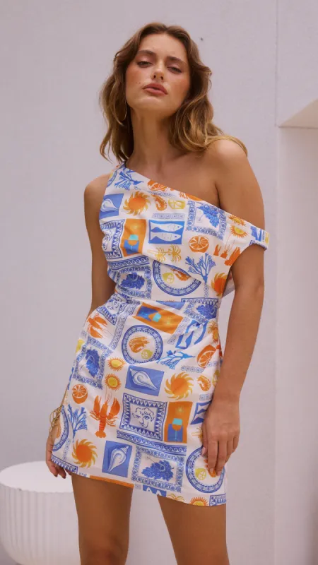 Caterina Mini Dress - Caterina Print sold by Billy J