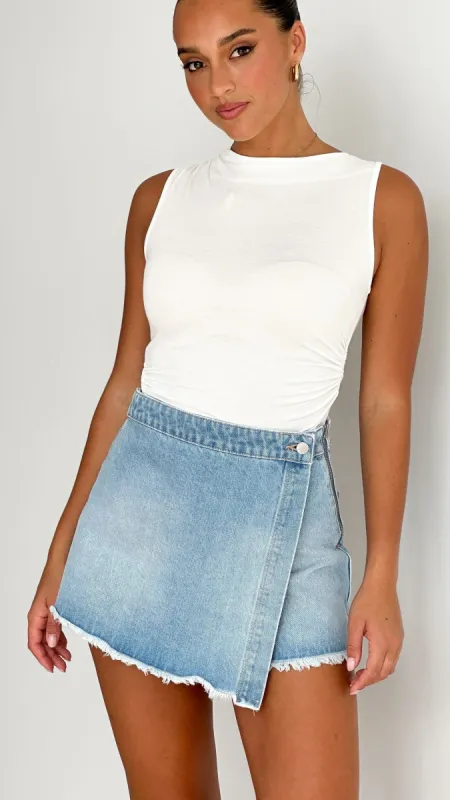 Rollas Skort - Layla Sunshine Blue made by Billy J